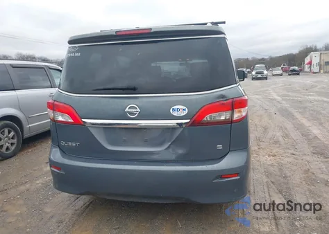 2012 Nissan Quest S z USA, uszkodzony, nr VIN JN8AE2KP0C9043849